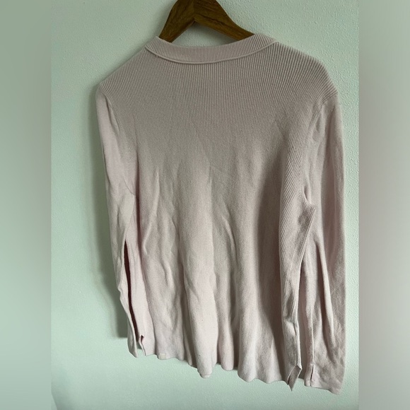 Lululemon Merino Wool-Blend Ribbed Crewneck Sweater
Heathered Pink Peony, size L - Picture 3 of 6